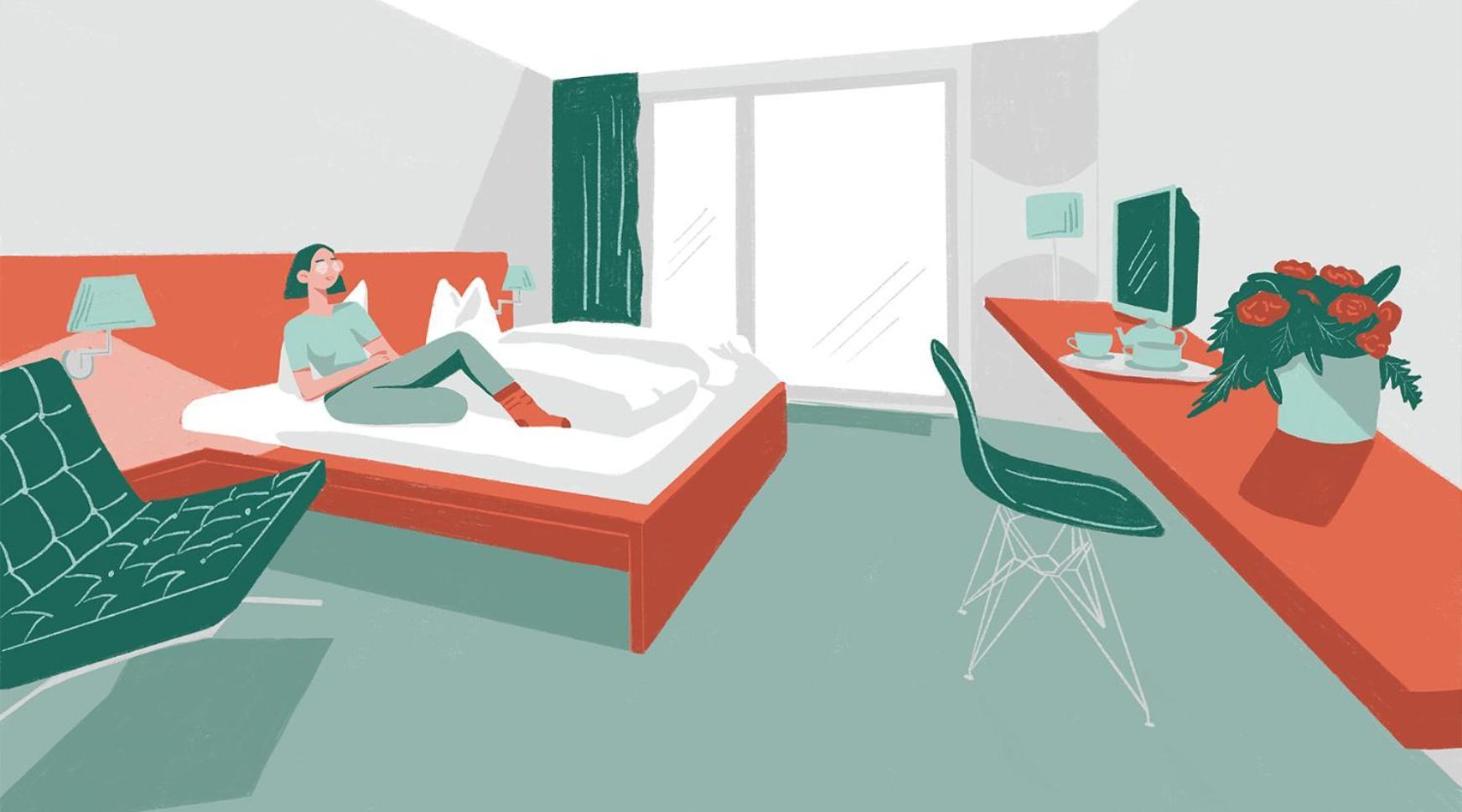 Studio Im Hotel Des Alpes Flims Zewnętrze zdjęcie