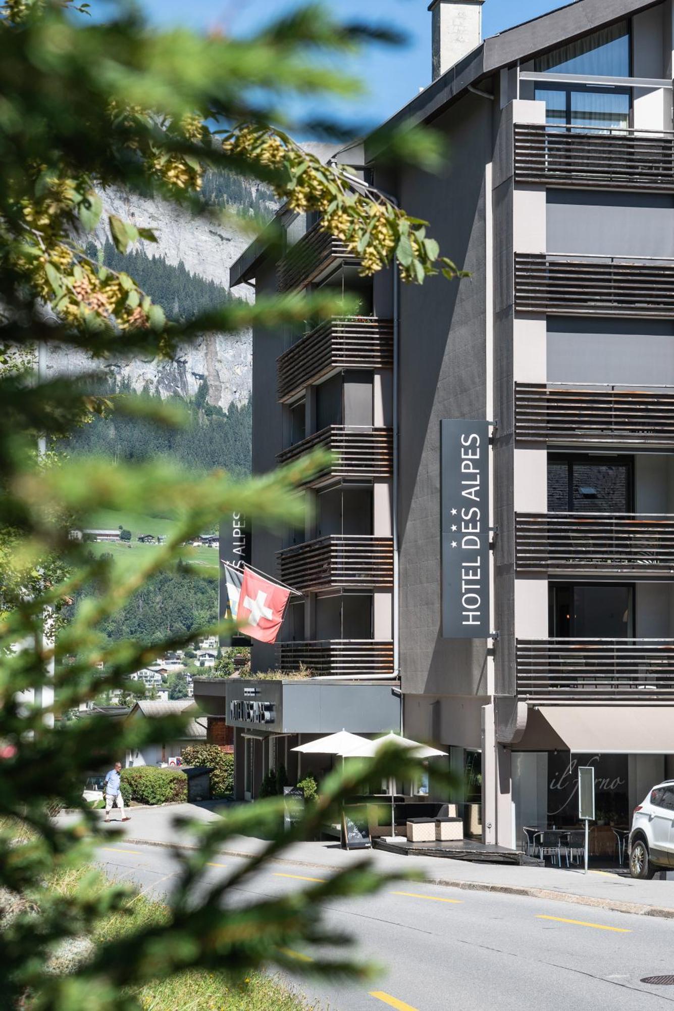 Studio Im Hotel Des Alpes Flims Zewnętrze zdjęcie